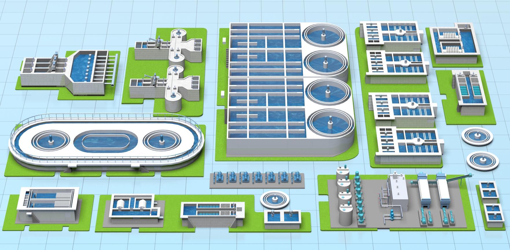 當(dāng)科技遇見(jiàn)詩(shī)意 水廠(chǎng)3D效果圖中的白襯衫少女